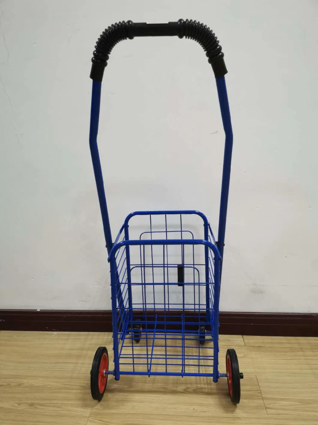 China Mini Folding Shopping Supermarket Hand Trolley for Home Use