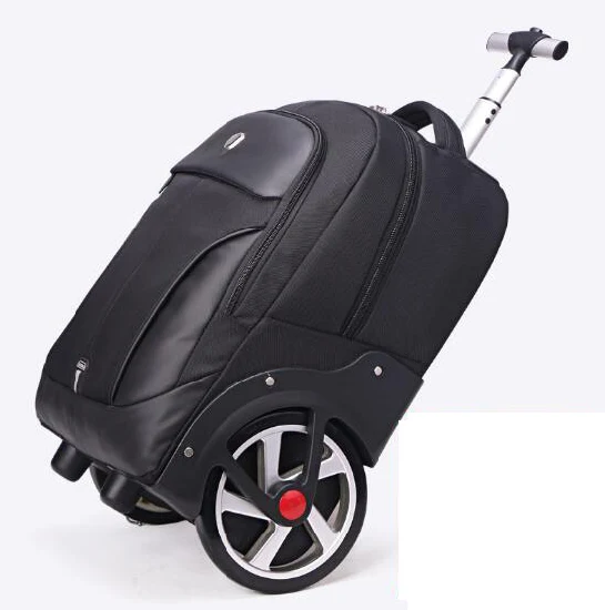 Тележка с большими колесами на колесиках, двойное плечо, чемодан для отдыха, деловых поездок, школьный рюкзак для покупок, сумка (CY5838)